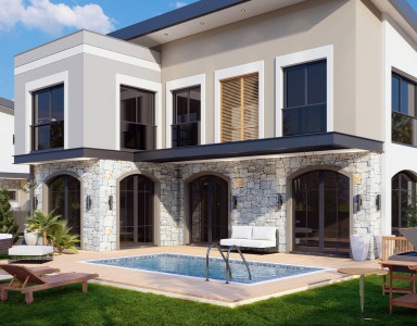 18 adet bireysel havuzlu Villa